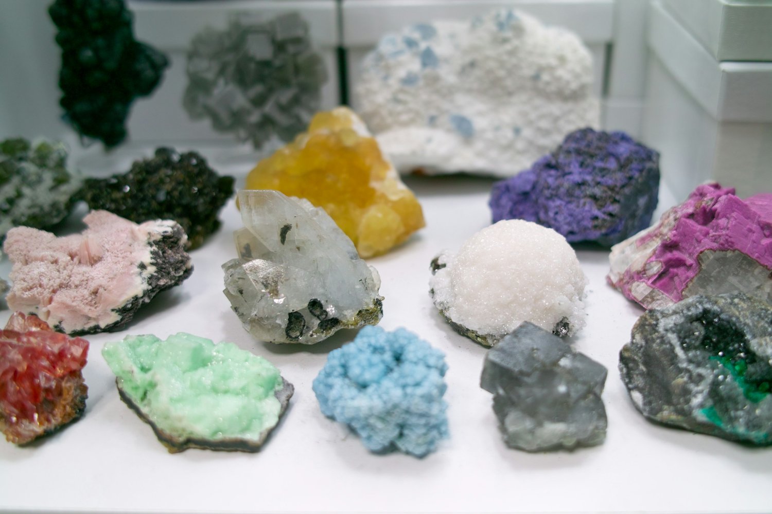 Assorted minerals image